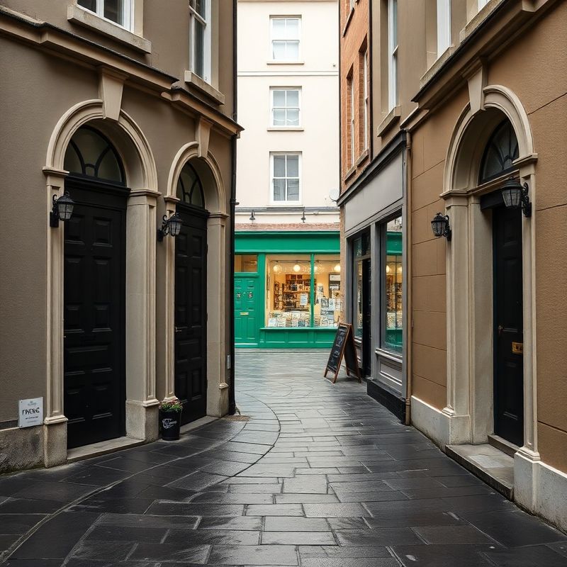 Waterford streetscape with Georgian doorways and soft Atlantic daylight